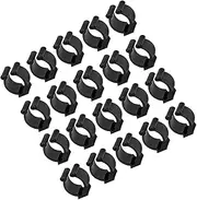 MOTHNUR 20Pcs Wall Mounted Clip Storage for Snooker Rods Fishing Poles Design for Space Saving Firm Grip for Billiards Fishing Rod Holder