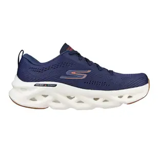 SKECHERS GO RUN GLIDE-STEP SWIRL TECH 藍 男 健身 固特異橡膠底 運動 慢跑鞋 220303NVRD