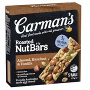 2 x Carman's Nut Bars Almond Hazelnut & Vanilla 5 pack 175g