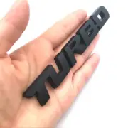 Black 3D TURBO Metal Logo Sport Car Decal Sticker Badge Emblem Accessories DIY (for: Toyota)