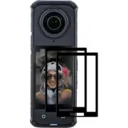 2PCS Screen Protector Kit for Insta360 X5 9H Tempered Glass HD Anti-Scratch