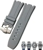 [KLVN] Natural Resin Fluorine Rubber 28mm Watchband Replacement For Audemars Royal Oak Piguet Offshore For AP Watch Strap