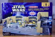 Star wars Micro Machine Action Fleet Galoob Naboo Hanger- Final Combat