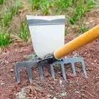 Multifunctional ing Rake Heavy Duty 2-in-1 Garden Hoe for Soil