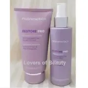 Nutrimetics Restore PRO Foaming Cleanser + Toning Mist FREE SHIPPING RRP $120