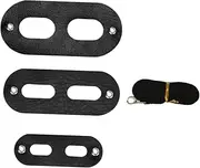 WOONEKY Nylon Simulated Leather Reptile Harness Set for Bearded Dragons Pet Hauling Cable
