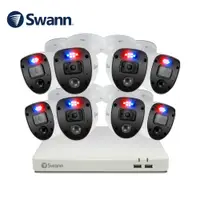 在飛比找PChome24h購物優惠-【Swann】8路DVR+8*FHD警示監控組