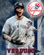 New York Yankee Lithograph print of Alex Verdugo 2024