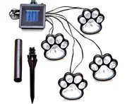 Solar LED Lights (4 Pack) Garden Light Claw Lights For Path Lawn Yard Walkway Outdoor Decorations Any Pet Dog Cat Lover