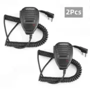 2pcs Baofeng Microphone Speaker Mic for UV-5R UV-5RA 5RE UV-3R UV82 UV-8D 888S