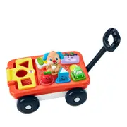 FISHER PRICE Toddler Laugh and Learn Pull & Play Learning Musical Wagon Playset