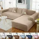 Velvet Sofa Covers for Living Room Corner Elastic Couch Cover Slipcover Washable