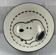 PEANUTS 2020 Snoopy Head & Silhouette Black and White 4" TIDBIT Bowl