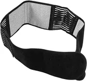 Totority Lower Back Brace Support Waist Support Belt, Adjustable Elastic Self-Heating Magnetic Back Waist Support Lumbar Brace Belt Double Pull Strap Lower Massager Magnetic Waist Belt