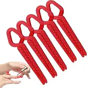 Nail Guards for Polish - Leak-Proof Protective Clip Set of 5 | Reusable Spill Proof 3D Print Nail Guards to Prevent Leakage for Smooth Application Salon Travel Party Everyday Wear