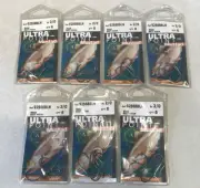 (42) Mustad 2/0 Ultra Point Beak Bait Hooks 92568-BLN Opti-Angle New 7 Packages