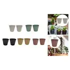 2Pcs Flower Buckets Flower Pots Indoor Plants Figurine Pen Holder Plant