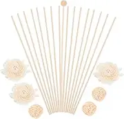 Fragrance Diffuser Sticks Set Flameless Aroma Essential Oil Diffuser Sticks for Bedroom Living Room Office Odor Neutralization and Versatile Indoor Use Rattan Flower