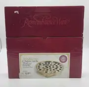 RemembranceWare Brass Finish COMMUNION TRAY & Insert (OPEN Box)