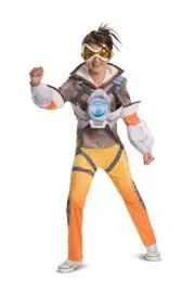 Disguise Overwatch Tracer Child Jumpsuit, Vest & Goggles XL (14-16)