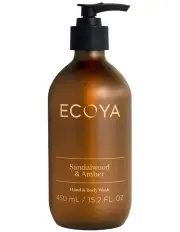 [ECOYA] Sandalwood and Amber Hand & Body Wash