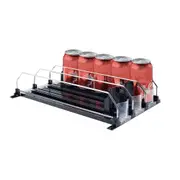 Drink Organizer for Fridge Automatic Pusher Glide Soda Can Dispenser Automatic Drink Dispenser for Fridge Pantry