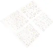 WOFASHPURET 4 Sheets Manicure Gems Nail Rhinestones Kit for Stunning Nail Art Charms Durable DIY Decorations for Women Versatile Use Crafts Phones and More