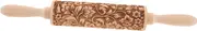 SHOWERORO Embossed Rolling Pin Rolling Pin for Pie Crust Fondant Decorative for Baking