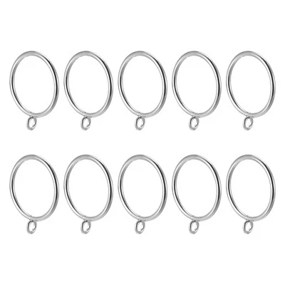 45mm Inner Diameter Curtain Rings - 24Pack - Good for Curtain - Silver