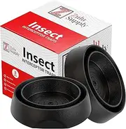 Bed Bug Interceptors - 8 Pack, Black, Eco-Friendly, No Pesticides or Powders Needed, for Bed Legs or Furniture, Bedbug Interceptors, All Natural, Traps, Repellent, Killer, Catcher, Detector, Monitor