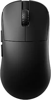 Lamzu Inca Gaming Mouse, 8K Polling Rate, Optical Switches, TTC Encoder, Paw3950 IC, Nordic 52840 MCU, Symmetrical High-Hump, Recommended for Claw-Grip Gamers, 8K Dongle Included (Black)