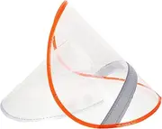 [ROMISBABA] Rain Poncho Transparent Hat Brim Replaceable Face Protector for Outdoor Activities Shield for Rainy Days Great Accessory for Raincoats and Face Coverage