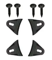 x4 Speaker Grill Mounting Clamp Clips & Screws Waffle Mesh Sub-Woofer Covers LDK