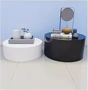 GRRICEPL Round Display Pedestal Stand, Stable Dessert Table, Air Conditioner Base Heightening Step Plinths, Platform Base Stand for Wedding Art Decor(White,30x30cm/11.8 * 11.8IN)