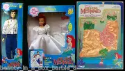 Ariel The Beautiful Bride Doll Eric Groom Dress n Fin Fashion Little Mermaid Lot