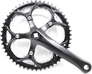Exercise Bike Crank， Crankset MTB Bike Crank Set Speed Hollow Tooth Plate Bike Crank Set MTB Sprocket 01