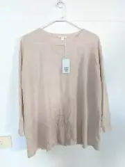 NWT COS Pink Linen Top [Size Small] Long Sleeve Blouse Soft Linen Round Neck