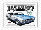 *TIN SIGN #0256 SUIT BATHURST 1973 WINNER ALLAN MOFFAT FORD XA GT MANCAVE