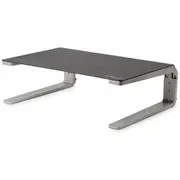 StarTech.com Monitor Riser Stand, For up to 32" (22lb/10kg) Monitor, Monitor Riser, Steel&Aluminum, Monitor Shelf w/ Three Heigh