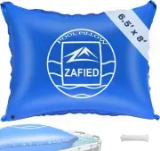 6.5' x 8' Pool Pillow for Above Ground Pools- Rectangle Winter with 50' Rope