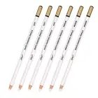 Sketch Highlight Charcoal White Sketch Pencil Pack of 6 for Artists