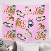 Funny Cute Cats Tapestry