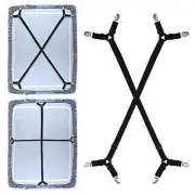 Bed Sheet Holder Corner Straps Clips,Mattress Cover Fasteners to Hold Sheets