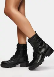 [AZALEA WANG] Lockhart Combat Boots
