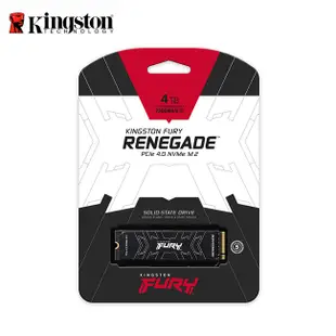 Kingston 金士頓 FURY Renegade 4TB PCIe4.0 NVMe M.2 SSD固態硬碟 廠商直送