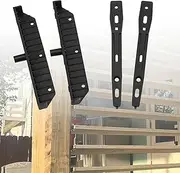 Deck Sunblind System Brackets, Louver Hardware Kit for Blinds and Shutters, Each Set Holds up to 11 Boards(48" Wide), Louvers Bracket Shutter Hardware Kit (1)