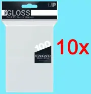 1000 Ultra Pro CLEAR DECK PROTECTOR Standard Size Card Sleeves NEW mtg ccg magic