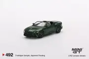 Mini GT 1:64 Bentley Mulliner Bacalar Scarab Green Model MGT00492-1I
