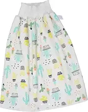 [CIMAXIC] Training Skirt for Baby High-Waist Nappy Skirt Fixed Buckle Comfortable Elastic Material Waterproof and Breathable