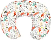 Ezencon Nursing Pillow Cover Cotton for Breastfeeding - Soft Feeding Pillow Covers Slipcover Fits Standard Nursing Pillow and Positioner Case for Baby Girl and Boys Cover Only (C-Dinosaur-2)